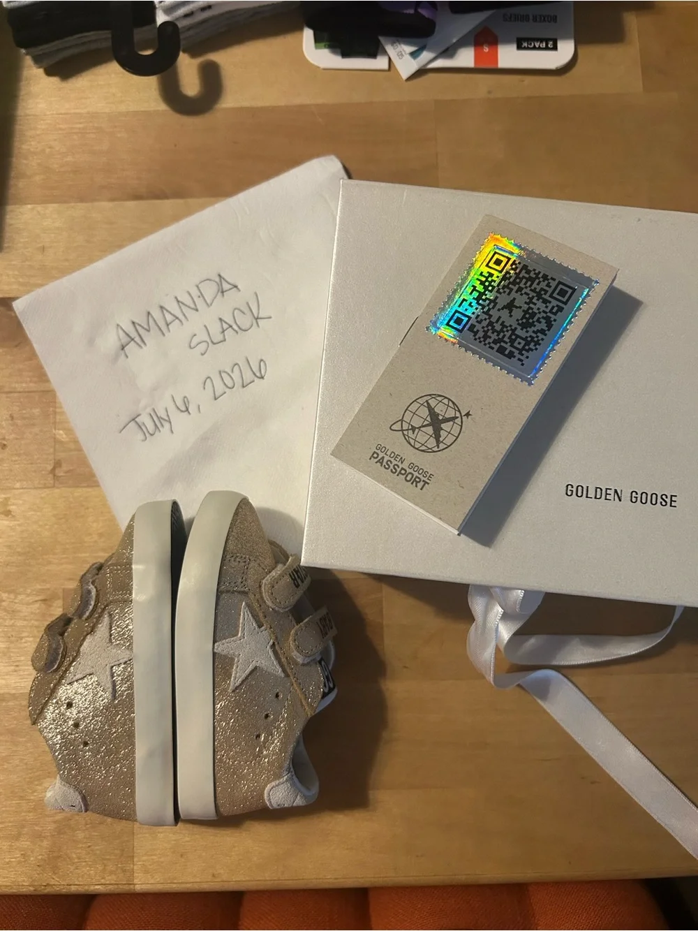 Golden Goose kids size 21 sneaker
